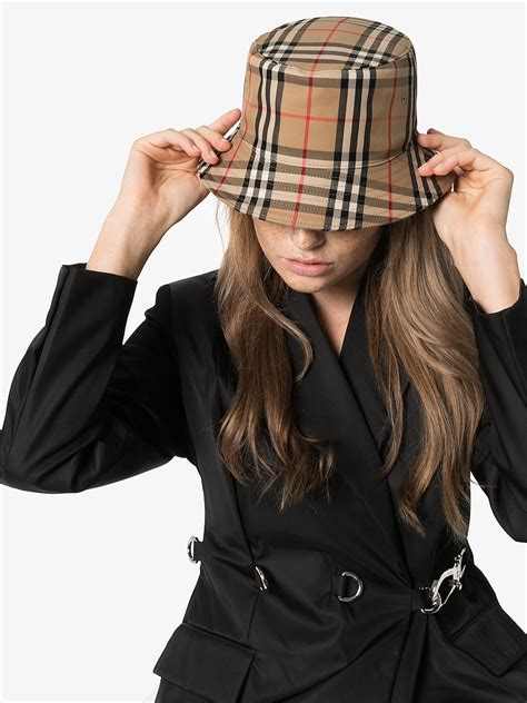 burberry print bucket hat|burberry bucket hats for women.